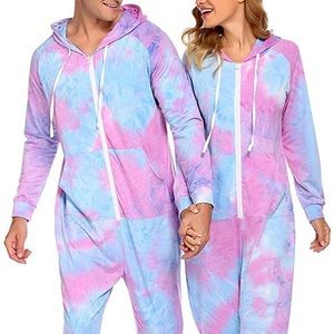Couple Matching Tie-dye Pajamas